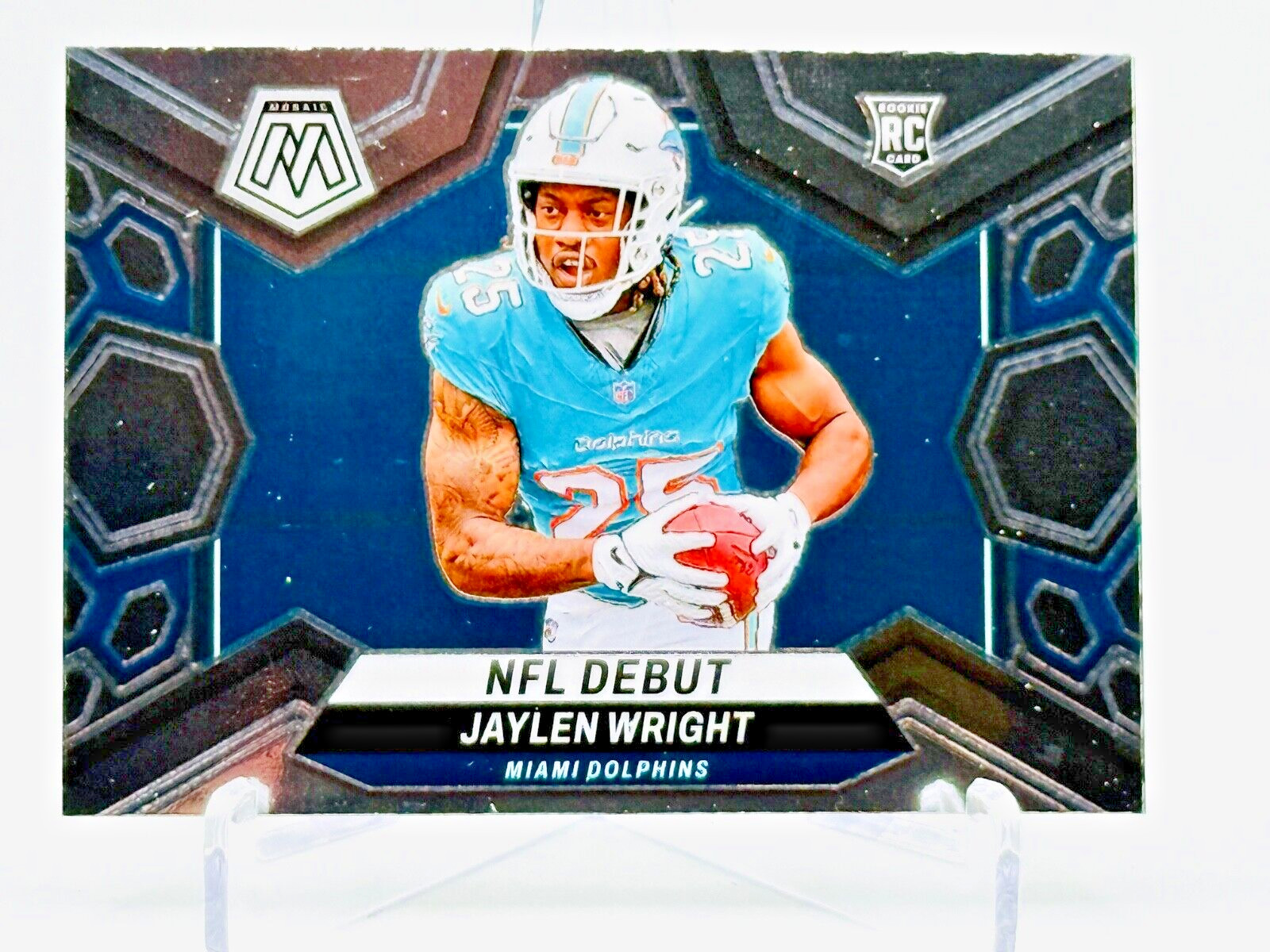 2024 Panini Mosaic Football #280 NFL Debut Jaylen Wright RC