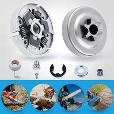 Chainsaw 7Pcs Sprocket Clutch Drum 3/8" For Stihl W/ Needle Bearing Washer EClip