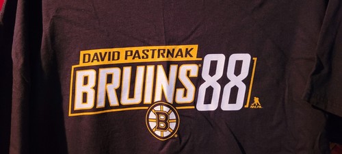 Boston Bruins NHL David Pastrnak shirt XL- NWT - NHLPA - 第 2/3 張圖片