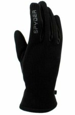 Spyder Men's Leather Palm Black Gloves - Size Varies