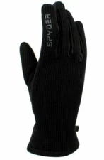 Spyder Men's Leather Palm Black Gloves - Size Varies