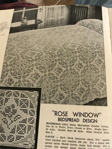 VTG Craft Booklet-LILY-CROCHETED BEDSPREADS-BOOK 900-11 DESIGNS + EXTRA MOTIFS - Picture 5 of 12
