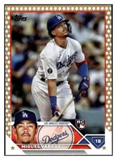 Miguel Vargas RC 2023 Topps Gold Star Parallel #163 ROOKIE MLB Dodgers ID:77988