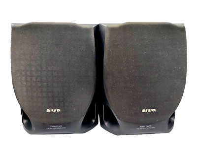 Vintage Aiwa Twin Duct 3 Way Bass Refrex Speaker System SX-NV3000