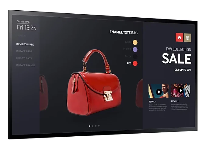 Samsung Interactive Display Touch PM55F-BC 55" Zoll LED HDR Schwarz 24/7 Monitor - Bild 2 von 4