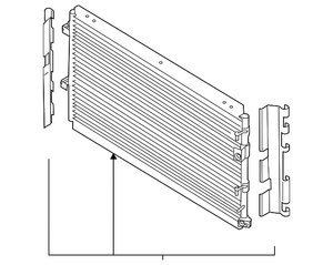 Genuine Ford 1F1Z-19712-AA Condenser Assembly Genuine Ford 1F1Z-19712-AA Condenser Assembly