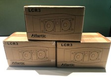 Brand New Atlantic Technology Lcr3 Speaker (gloss White) X 3 Speakers