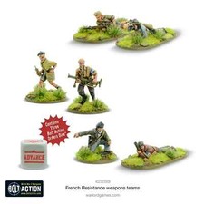 French Resistance weapons teams Bolt Action Warlord Games