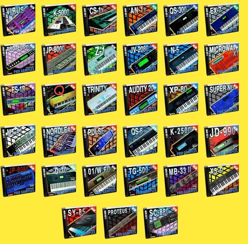 33 CDs EMU-ESI Format Synthesizer Sample Library CDs for professional use - Picture 7 of 10