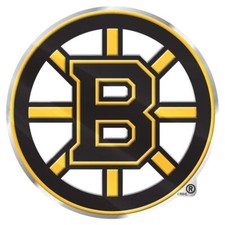 Boston Bruins Die Cut Metal Auto Emblem NEW NHL Car Truck Decal Sticker