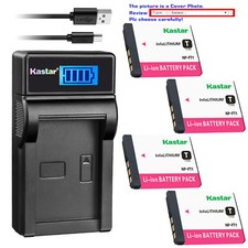Kastar Battery LCD Charger for Sony NP-FT1 FT1  Sony Cyber-shot DSC-T3S Camera