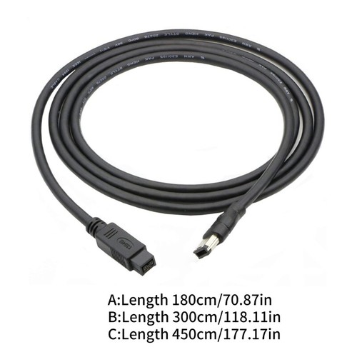 Câble adaptateur Firewire vers IEEE 1394 6 broches vers 9 broches pour imprimante - Photo 8/11