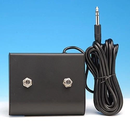 FOOTSWITCH FOOT SWITCH FOR CRATE AMP OR HEAD 1/4" 2 BUTTON PEDAL