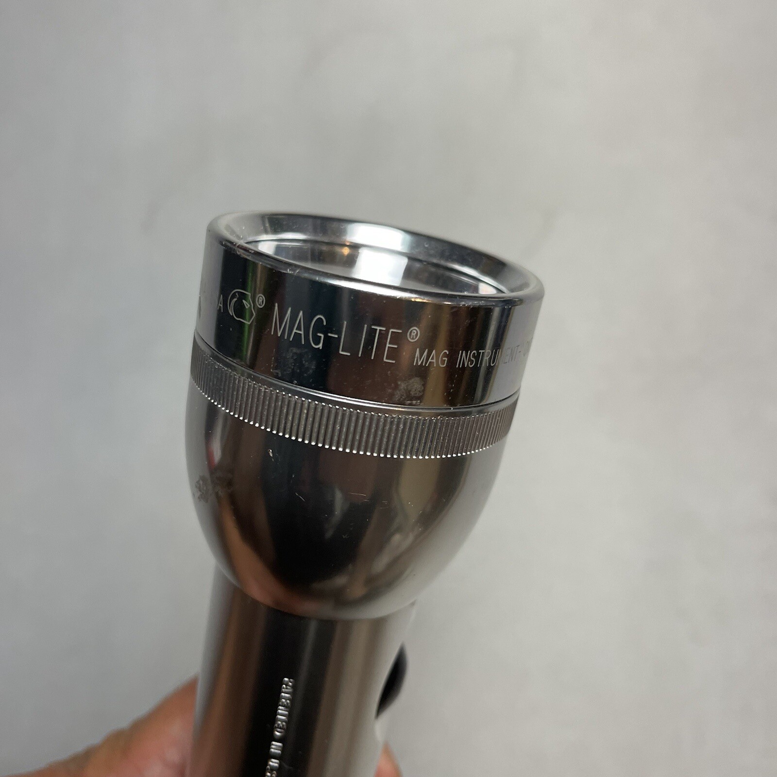 Vintage Mag Lite Flashlite 3 D-cell Silver Working Ontario 13” | eBay