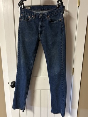 Levi s 511 Jeans Men s 34x33 Blue Denim Straight Leg Big E Red Tab