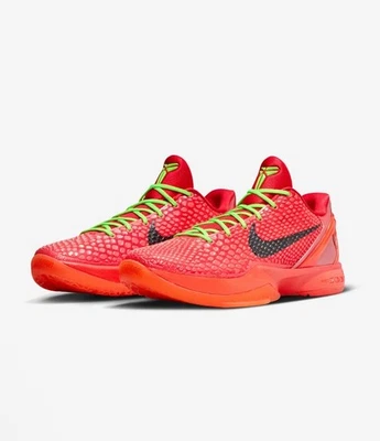 Nike Kobe 6 Protro Reverse Grinch Sneakers FV4921-600 Size 10.5M - image 1 of 4
