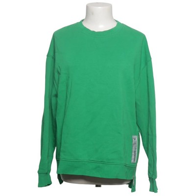 Amisu, Sweatshirt, Größe: M, Grün, Baumwolle/Polyester, Einfarbig, Damen #Epq