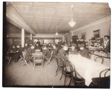 1918 Scollay Square Service Club Boston Massachusetts 8x10 Original News Photo