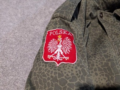 Vintage Polish Army Jacket Mens Medium? Puma Camo 60s 70s Poland