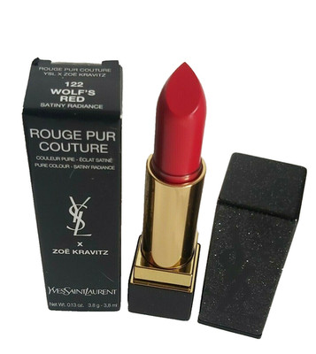 Yves Saint Laurent Rouge Pur Couture Lipstick X Zoe Kravitz 122 Wolf's Red