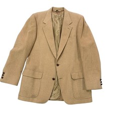 Vintage 100 Camel Hair Blazer Sport Coat USA