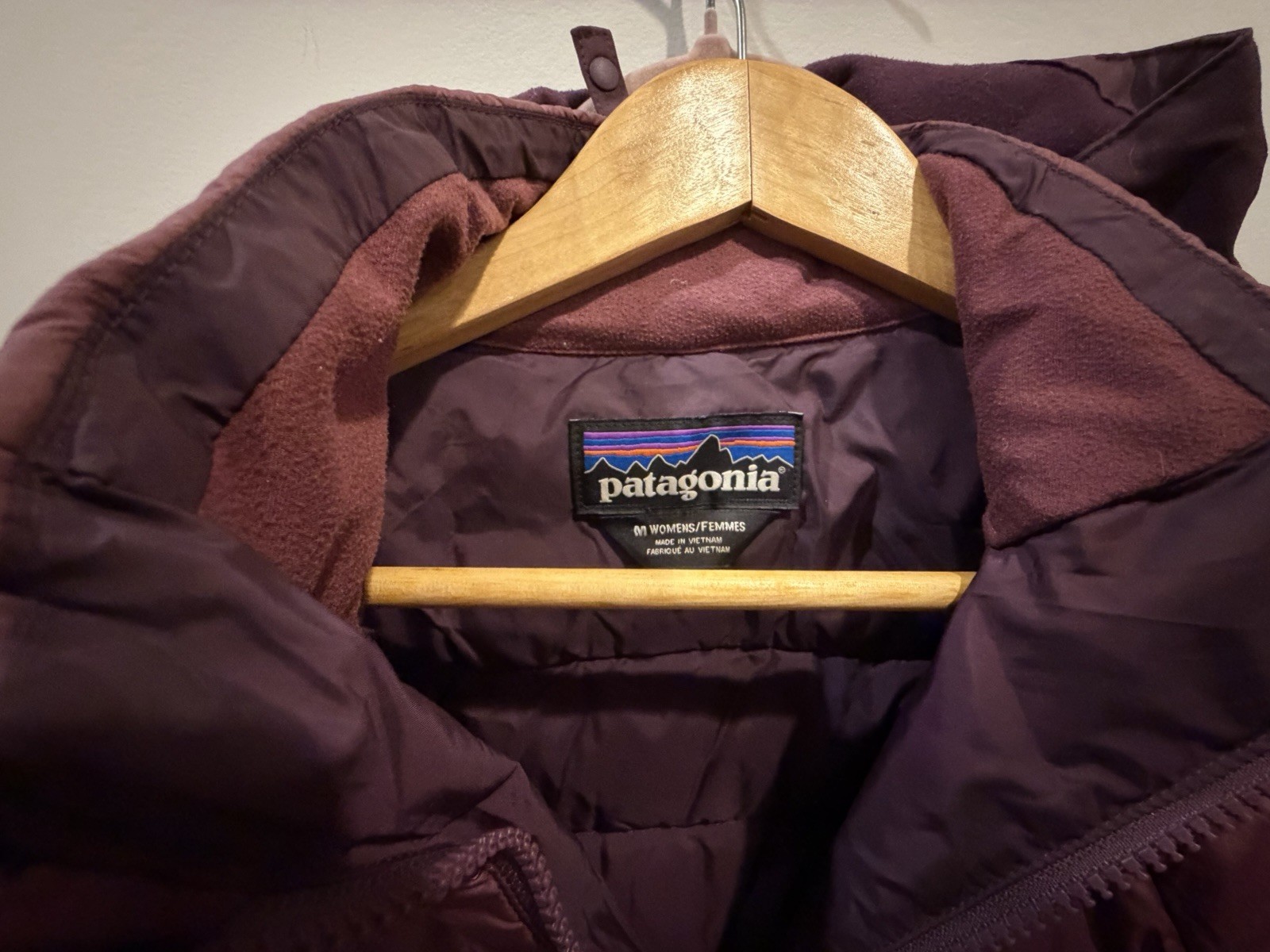 PATAGONIA Women’s Double Layer Down and Shell Jacket Coat Size M image 7