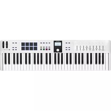 ARTURIA KEYLAB ESSENTIAL MK3 61 tasti sensibili controller midi a tastiera WHITE