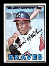1967 Topps Orlando Martinez Rookie VG Semi-High Number #504 Baseball Card. rookie card picture