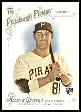 2014 Topps Allen & Ginter #55 Andrew Lambo RC Pittsburgh Pirates
