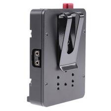 V-Lock D-tap Battery Plate Adapter V Mount Plate for NP-F Battery Monitors