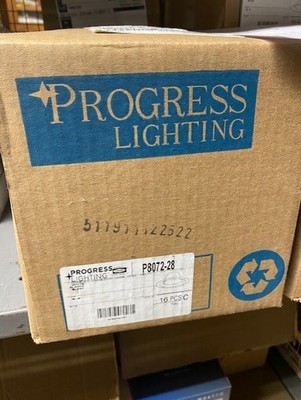 Progress P8072-28 6'' White Recessed Trim (Sealed Box of 16)