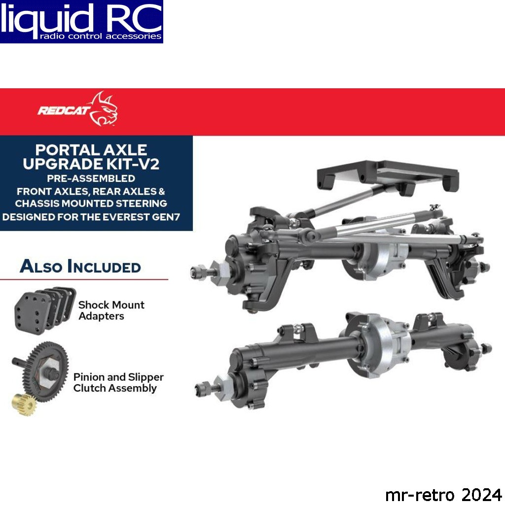 Redcat Everest RER13366 Portal Axle Kit-V2 (Pre-Assembled) for