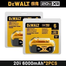DEWALT DCB205-2 20V MAX 6.0Ah XR Li-Ion Battery Twin Pack Genuine New.