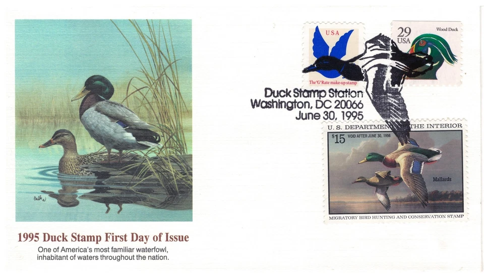 Duck Stamp Fleetwood FDC Collection 1994-2002 Cat Val $210 ZAYIX 0825JG4576 - Image 4 of 4