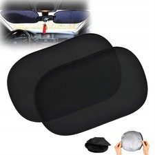 2 Stück Auto Sonnenschutz Kinder Baby Sonnenblende 50x30cm Sonnenschutzrollo KFZ