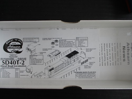 Athearn RTR Southern Pacific SD40t-2 #8277 HO Scale Ready To Roll #95113 MIB SP - Picture 11 of 11