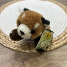Wild Republic Red Panda Plush 5" Mini Stuffed Animal NEW with PARTIAL TAG