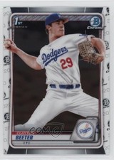 2020 Bowman Draft Chrome Clayton Beeter #BD-30 6u5