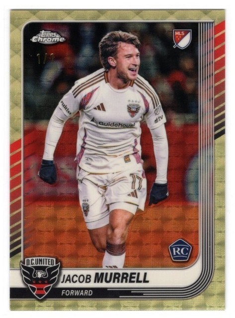 2025 Topps Chrome MLS Jacob Murrell Superfractor Rookie Card RC 1/1 #67