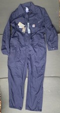 NWT Carhartt FR Men's 48 Regular Flame-Resistant Classic Twill Coverall Blue