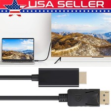 USB C to 4K HDMI Cable Video Converter Adapter 6Ft Type C to HDMI 4K Cord