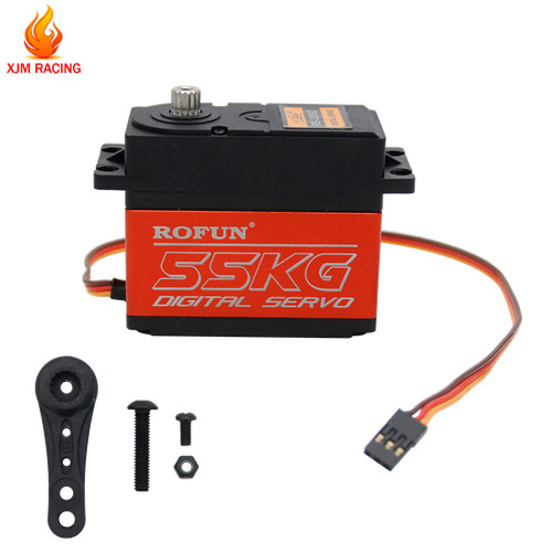 Metal Digital Steering Servo 55KG Metal Gear for 1/5 RC HPI Baja 5B 5T 5SC - 第 1/8 張圖片