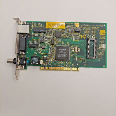 PCI Netzwerkkarte 3COM Fast EtherLink XL PCI 3C905B-Combo AUI BNC RJ45 WoL