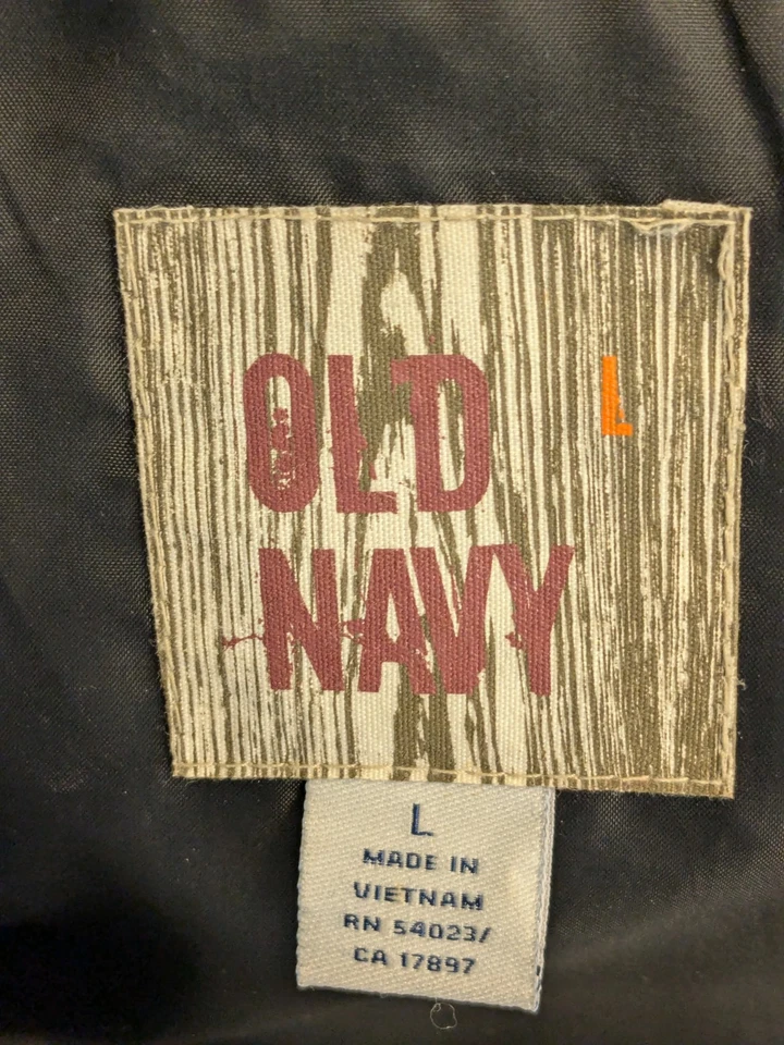 Old Navy, Men's Down Vest, Blue, Size L - Image 3 of 3