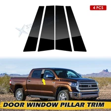 Pre-cut Pillar Posts Door Trim Mirror Molding Cover for Toyota Tundra Sequoia