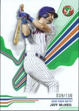 2024 Topps Pristine Jeff McNeil #187 Green Refractors