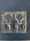 Antique Double Glass Inkwell — photo 3