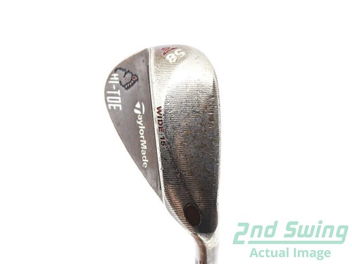 TaylorMade HI-TOE RAW Big Foot Wedge Lob LW 58° Steel Wedge Flex Right 34.0in - Picture 2 of 9