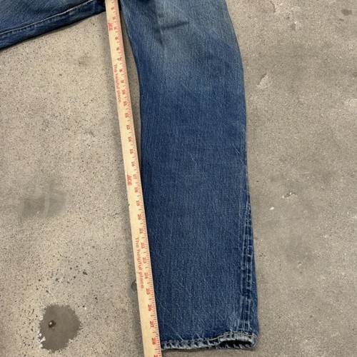 Jeans Vintage LEVIS 501XX Big E Denim Ribete Redline Talla 30x30 EE. UU. 60s - Imagen 7 de 8