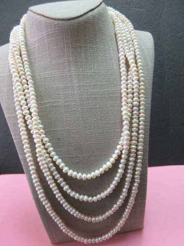 96" Endless Freshwater Pearl Necklace 131.9 Grams